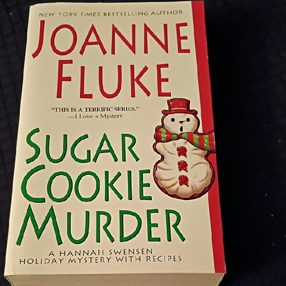Sugar Cookie Murder Book - Red and Green
